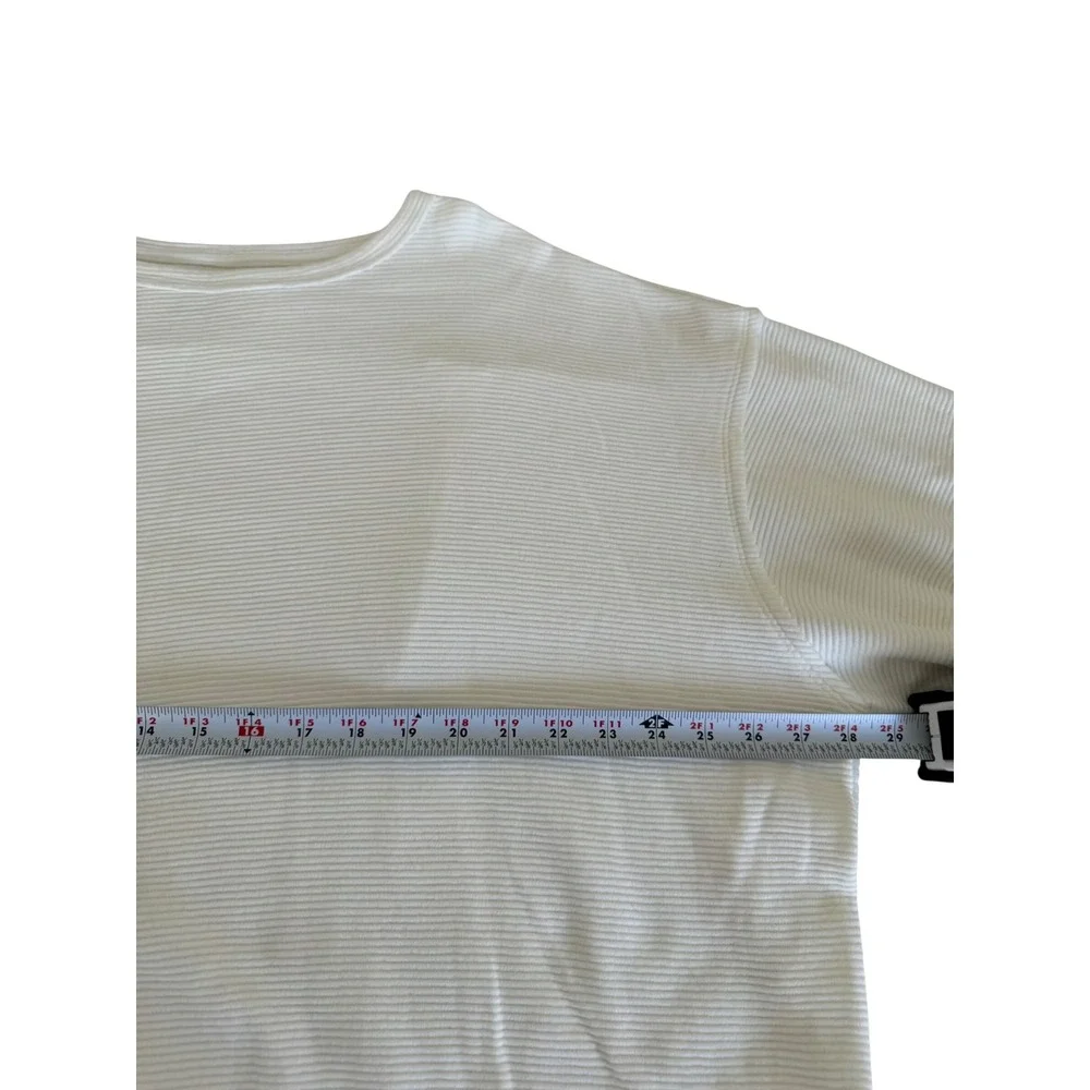 Free People We The Free Total Eclipse Tee Size L Oversized Ribbed Long Sleeve